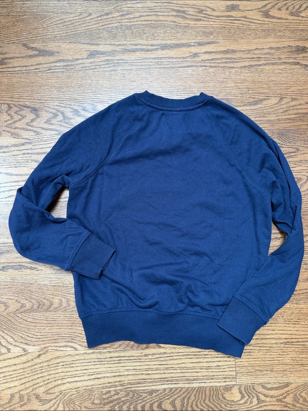 spiritual Gangster Women's Crew Navy 'Let's Love Each Other' Graphic Sweatshirt